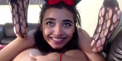 A compilation of amateur webcam girls who are able to lick their own pussies