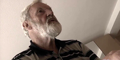 Old Young - Big Cock Grandpa Fucked by Teen she Licks Thick old Man Penis