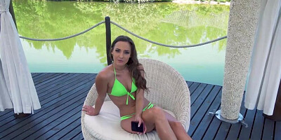 Amirah Adara looks lovely while being ass-fucked in POV scene