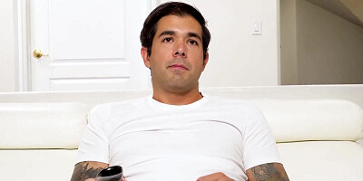 Young lustful mommy is treating her stepson with a one-time cock sucking favor