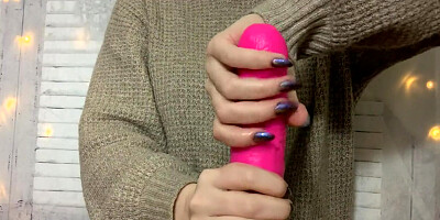 ASMR Worship Pink Dildo Handjob