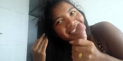 HD Thai Teen Deepthroat Throatpie before go Swimming