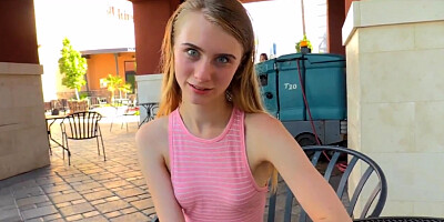 Teen Charlotte Interview & Public Flashing