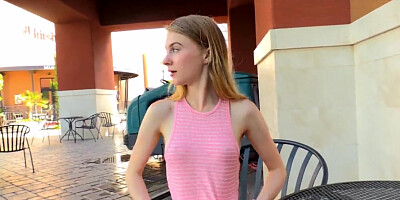 Teen Charlotte Interview & Public Flashing