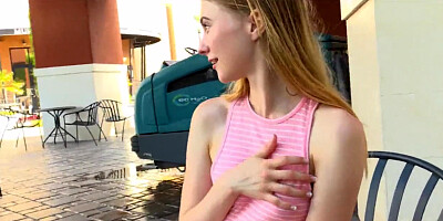 Teen Charlotte Interview & Public Flashing