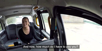 Fake Taxi Backseat fucking with hot blonde Czech tourist