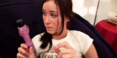 Sexual model at vagina clip