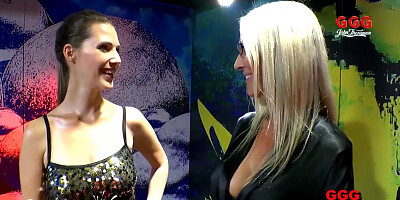 Behind the Scenes - Emma Starr's first Bukkake