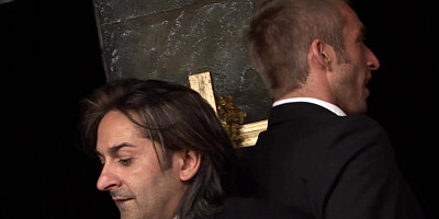 Stacey Saran officiated a double wedding before having group sex