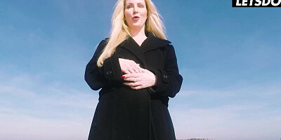 Blonde MILF Georgie Lyall Banged Deep By The Sea By Big Dick Fisherman - LATINA MILF