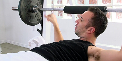 Licking the private parts of his girlfriend makes the dude's cock as stiff as a rock