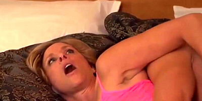 Blonde MILF in the heat is getting banged by a handsome young man