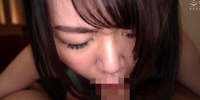 Cute Korean girl plays with a cock in this hot POV