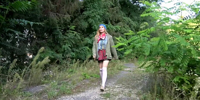 Public Agent Lost Dog Leads to Hot Outdoors Sex