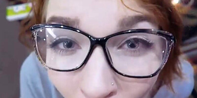 She might look innocent, but this ginger doll knows how to give a fantastic blowjob