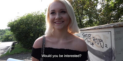 Public Agent Blonde Teen Marilyn Sugar Fucked in the Woods