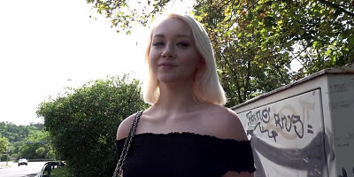 Public Agent Blonde Teen Marilyn Sugar Fucked in the Woods