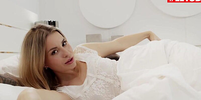 Angelo Godshack can't wait to put his tool in this beauty's cherry