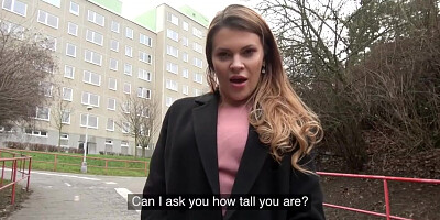 Public Agent Russian Shaven Pussy Fucked for Cash