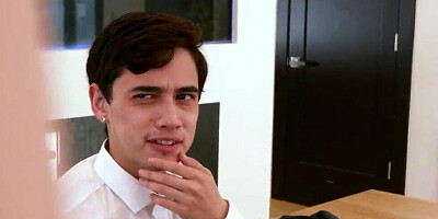 Shy teen girl was tricked into getting naked and having sex with her perverted stepbro