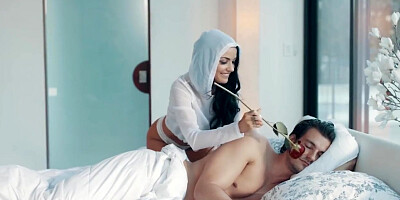 EroticaX Waking him up for Passionate Morning Love