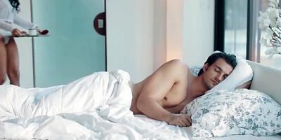 EroticaX Waking him up for Passionate Morning Love