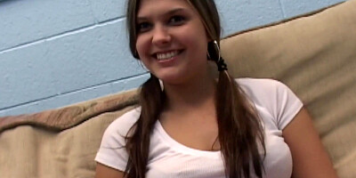 Naughty Vanessa gets her pinky twat nailed with a BBC