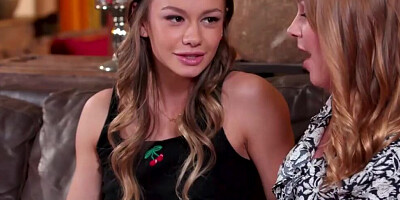 Two hot MILFs opened up to each other about lesbian cravings they've been having