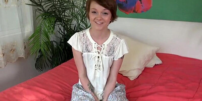 Petite Lucy Valentine Opens her Pussy Wide for you