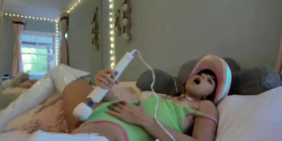 CamSoda - Riley Reid Cowgirl Striptease Masturbation