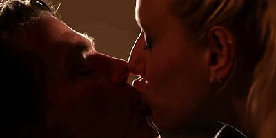 Elegant big jugs blonde and her partner enjoy sensual intercourse