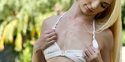 Lana Sharapova drills her pussy with a sex toy and gets fucked