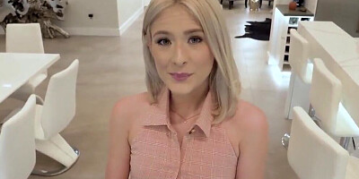 Pale blonde Jessie Saint takes that long prick in her puss