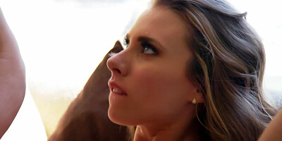 Tasty chick Anya Olsen opens her legs wide for Charles Dera's cock