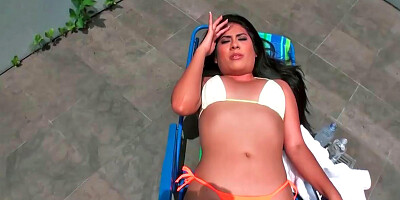 Jazmine Lopez sucking pecker and riding on it without pause