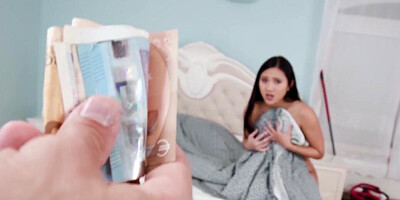 Asian slut is going to get fucked if the price is right
