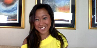 Asian brunette is getting banged hard by her horny stepfather