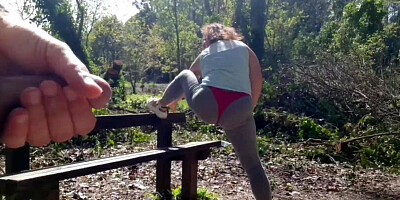 EXHIBITIONIST seduce MILF to Fuck, Suck in Park