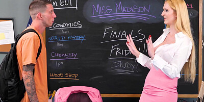 I fucked my nice big tits professor again