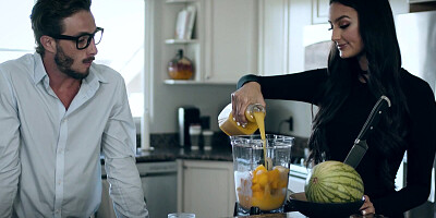 Teen girl will have to suck and fuck her stepdad if she wants money