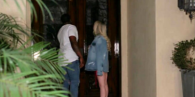 Lilly Bell deepthroats on Rob Piper's BBC and rides it