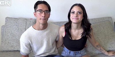 A college couple os asked'to show how they have sexual intercourse on camera