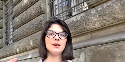 GERMAN SCOUT - CUTE COLLEGE TEEN SARA TALK TO FIRST ANAL AT STREET CASTING