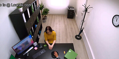 LOAN4K. Ambitious girl fucked into unshaved pussy by local creditor