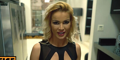 Francys Belle loves taking a hard cock up her nice bootyhole