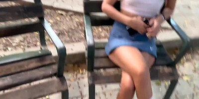 Cute teen girl with petite tits get pussy fucked by a stranger that she founds in the streets