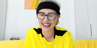 Angel Wicky is getting shagged on the couch by a horny fella