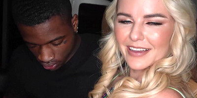 Black chap fucks this blonde babe with his huge dick