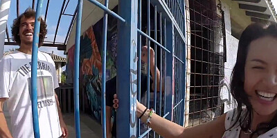 Smoking hot Franceska Jaimes gets shagged in public by a stranger