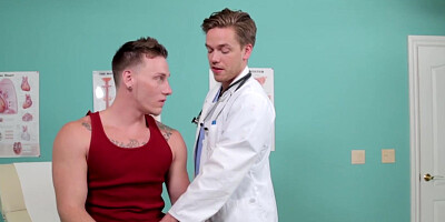 Big dick hunk doctor railing his sexy ass patient hard
